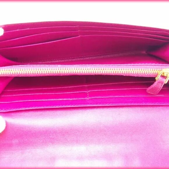 miumiu Wallet Purse Long Wallet Pink Woman Authentic Used - Picture 5 of 5